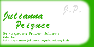 julianna prizner business card